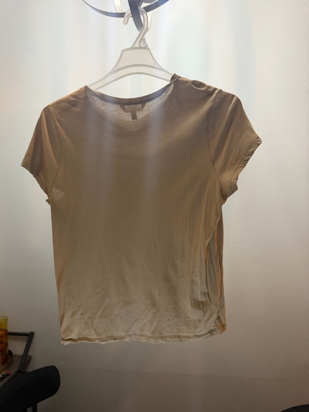 Banana Republic Short Sleeve Tee in Tan/Nude - Picture 3 of 3